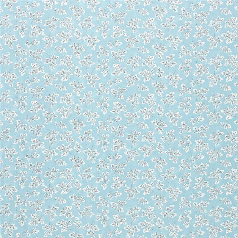 Tissus au mètre - Designers Guild Meadow Leaf - Aqua | Susty