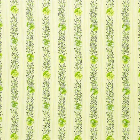 Tissus au mètre - Designers Guild Pansy Stripe - Apple | Susty