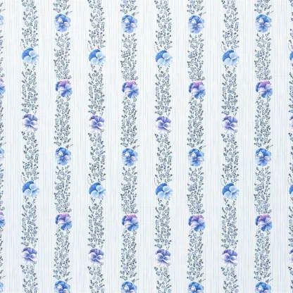 Tissus au mètre - Designers Guild Pansy Stripe - Cobalt | Susty
