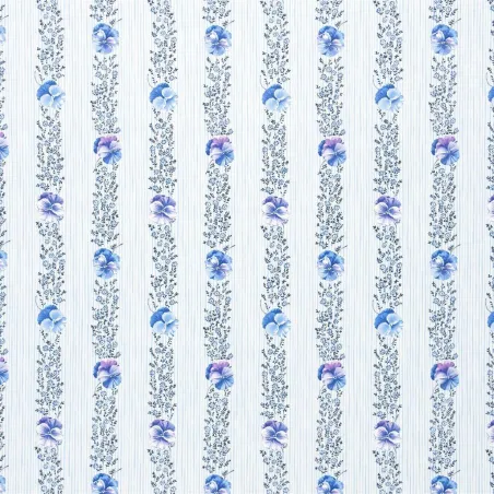 Tissus au mètre - Designers Guild Pansy Stripe - Cobalt | Susty