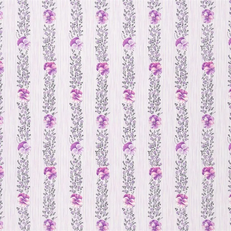 Tissus au mètre - Designers Guild Pansy Stripe - Crocus | Susty