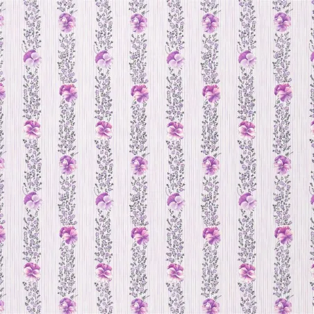 Tissus au mètre - Designers Guild Pansy Stripe - Crocus | Susty