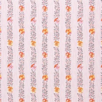 Tissus au mètre - Designers Guild Pansy Stripe - Peony | Susty