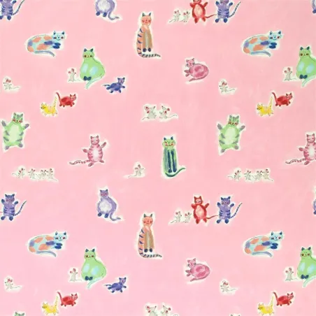 Tissus au mètre - Designers Guild Cat & Mouse - Rose | Susty
