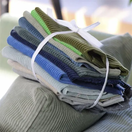 Tissus au mètre - Designers Guild Corda FR SR - Petrol | Susty