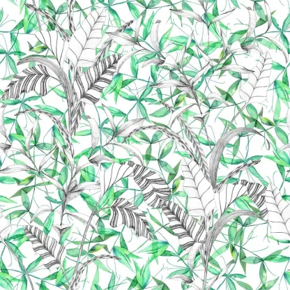 Tissus au mètre - Designers Guild Palme Botanique - Emerald | Susty