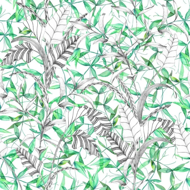 Tissus au mètre - Designers Guild Palme Botanique - Emerald | Susty