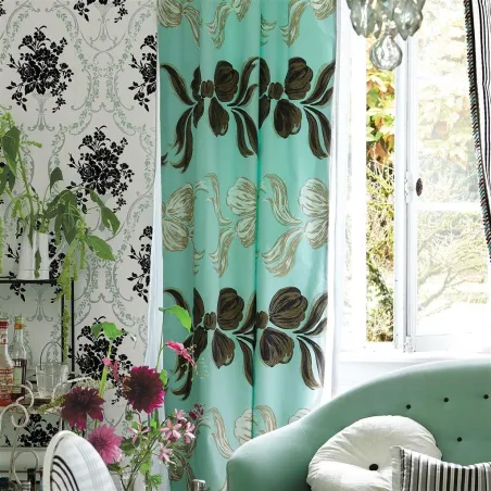 Tissus au mètre - Designers Guild Eliza - Aqua | Susty
