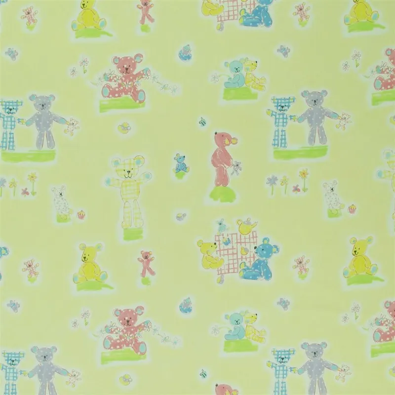 Tissus au mètre - Designers Guild Teddy Bears Picnic - Primrose | Susty