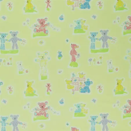 Tissus au mètre - Designers Guild Teddy Bears Picnic - Primrose | Susty
