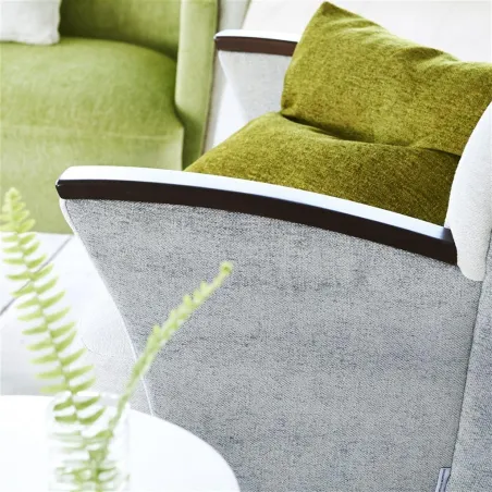 Tissus au mètre - Designers Guild Riveau - Gunmetal | Susty