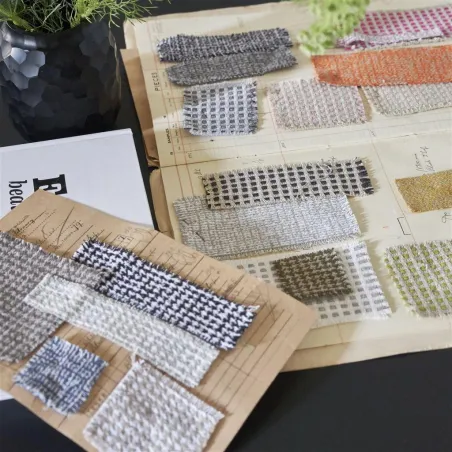 Tissus au mètre - Designers Guild Estrela - Graphite | Susty