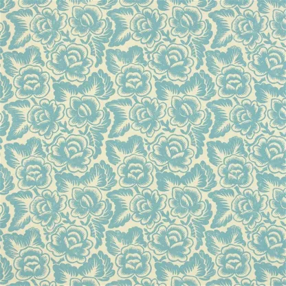 Papier peint - Designers Guild Rosario - Aqua | Susty