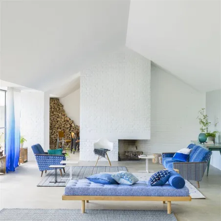 Tissus au mètre - Designers Guild Mavone - Azure | Susty