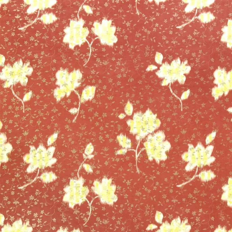 Tissus au mètre - Designers Guild Kora - Rouge | Susty
