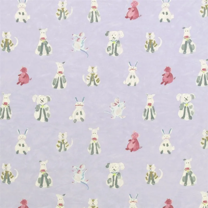 Tissus au mètre - Designers Guild Pen Friends - Lilac | Susty
