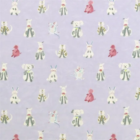 Tissus au mètre - Designers Guild Pen Friends - Lilac | Susty