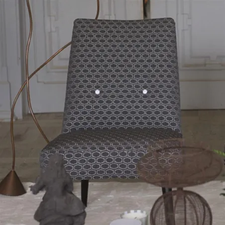 Tissus au mètre - Designers Guild Giuliano - Graphite | Susty