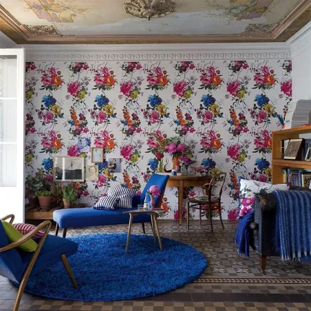 Tissus au mètre - Designers Guild Cheviot Twill - Cobalt | Susty