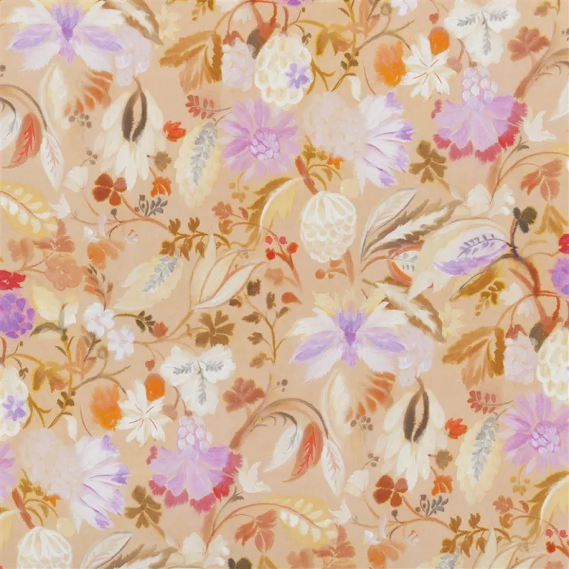 Tissus au mètre - Designers Guild Giradon - Coral | Susty
