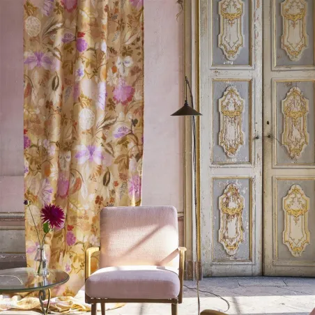 Tissus au mètre - Designers Guild Giradon - Coral | Susty