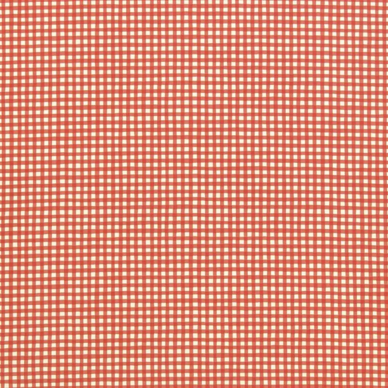 Tissus au mètre - Designers Guild Gingham - Scarlet | Susty