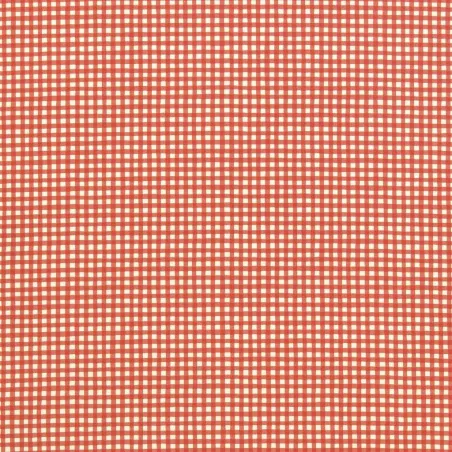 Tissus au mètre - Designers Guild Gingham - Scarlet | Susty