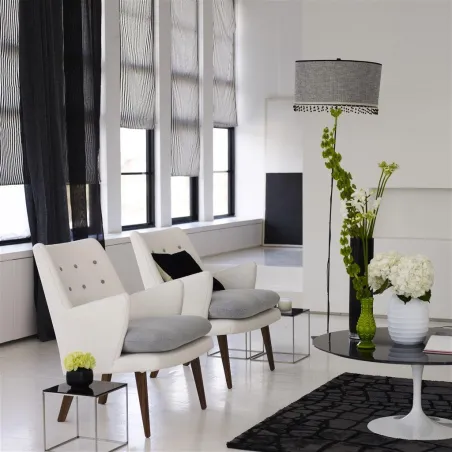 Tissus au mètre - Designers Guild Kessock - Anthracite | Susty
