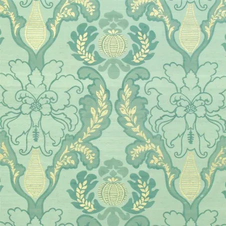 Tissus au mètre - Designers Guild Giacosa - Teal (silk) | Susty