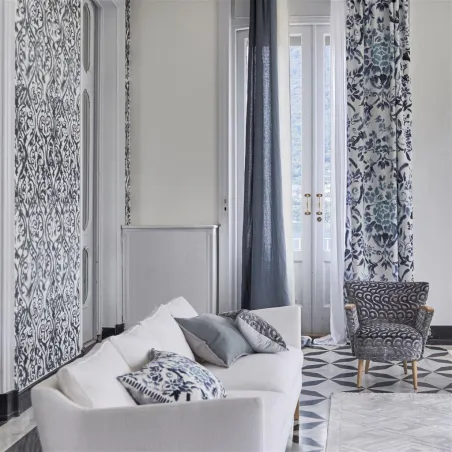 Tissus au mètre - Designers Guild Cellini - Zinc | Susty