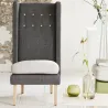 Tissus au mètre - Designers Guild Torrington - Graphite | Susty