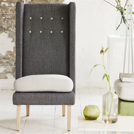 Tissus au mètre - Designers Guild Torrington - Chocolate | Susty