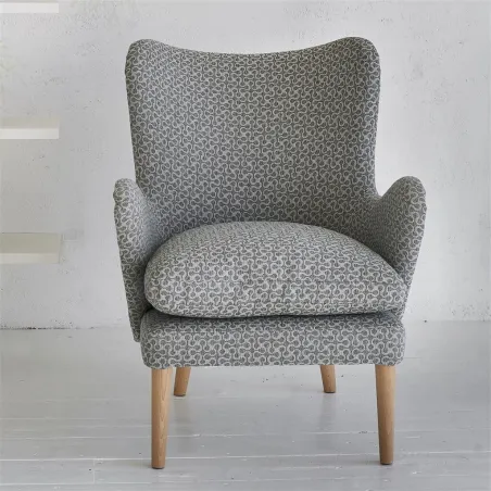 Tissus au mètre - Designers Guild Derwen - Notting Hill Slate | Susty