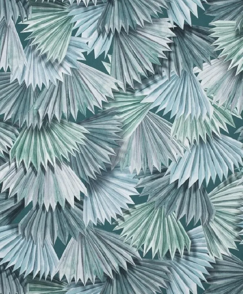 KARL BLEU VERT - Toile imprimée