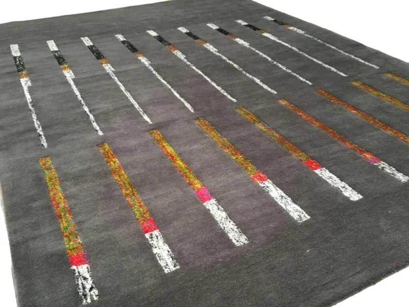 Serge Lesage – Signal Anthracite Irisé 250x350 cm | Susty