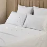 Anna may - Drap plat en percale de coton white 270X300