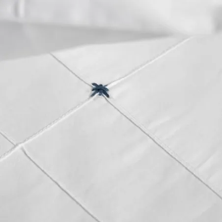 Anna may - Housse de Couette en percale de coton white 140X200