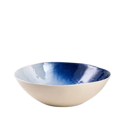 Azura - Saladier en porcelaine D23 - bleu indigo