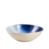 Azura - Saladier en porcelaine D23 - bleu indigo