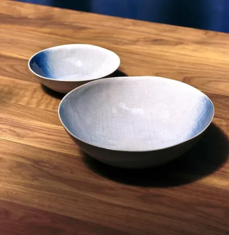 Azura - Saladier en porcelaine D23 - bleu indigo