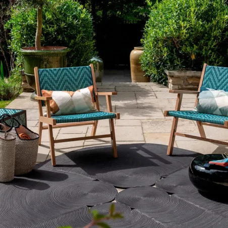 Confluences - Tapis d'extérieur. anthracite
