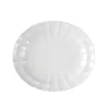 Corolle - Assiette ovale en porcelaine D25 - blanc