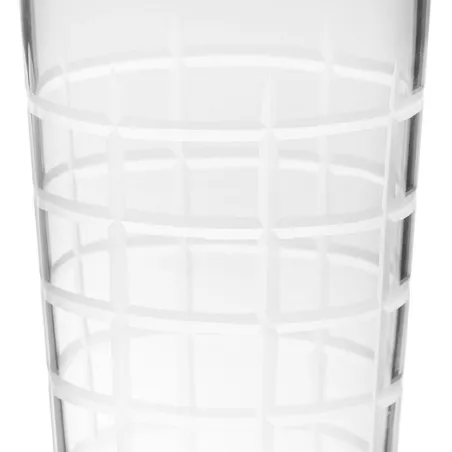 Maru - Verre haut gravé à la pointe de diamant transparent