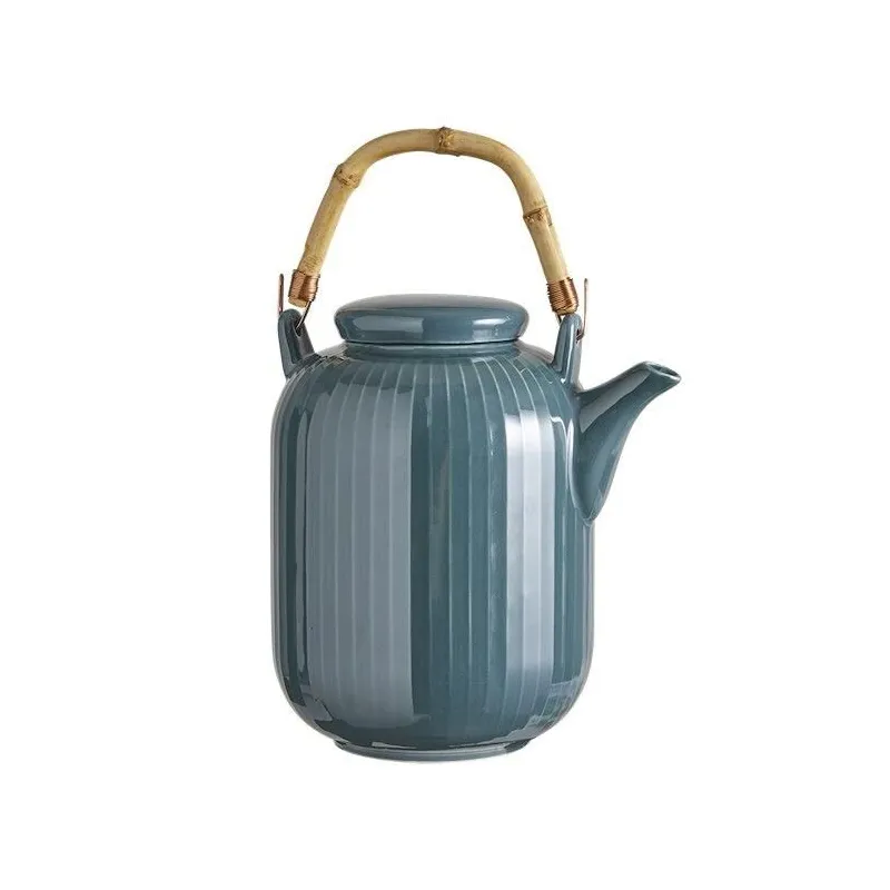 Matcha - Théière en grès bleu orient
