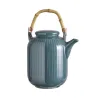 Matcha - Théière en grès bleu orient
