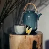 Matcha - Théière en grès bleu orient