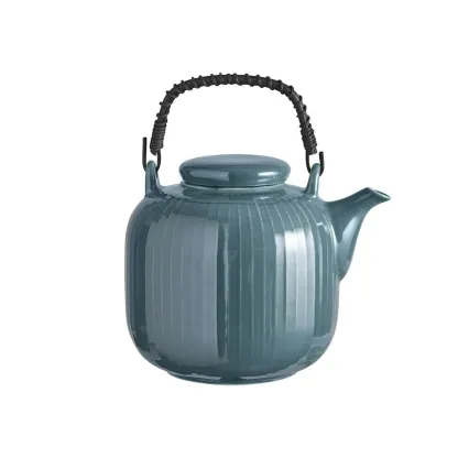 Matcha - Théière en grès bleu orient
