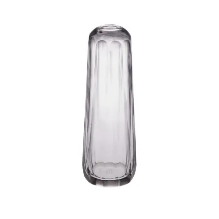 Reflet - Vase soliflore transparent H29 en verre soufflé à la bouche