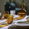 Sable - Assiette D27 plate en porcelaine ocre