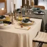 Sable - Assiette D27 plate en porcelaine ocre